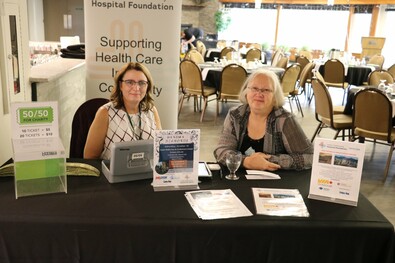 Colleen Zimmerman, Executive Director (left) with board member Linda Chapelsky.